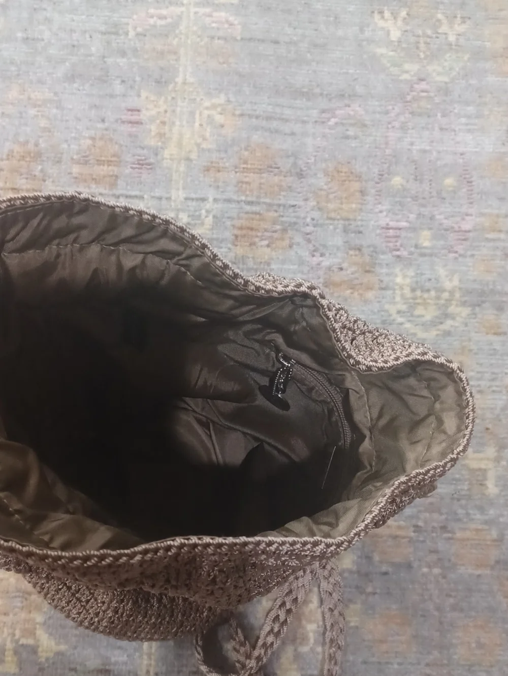 The Sak Crocheted Bucket Backpack